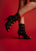 Black Dance Boot Heels